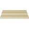 Ekena Millwork Ceiling Medallion, Polyurethane, 94-1/2 in L, 8-1/4 in H, Factory Primed MLD08X08X11AC - alternate 3